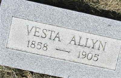 Vesta Allyn on Sysoon