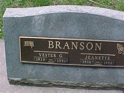 Vester "Bud" Granville Branson on Sysoon