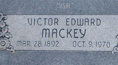 Victor Edward Mackey on Sysoon