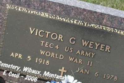 Victor George Weyer on Sysoon