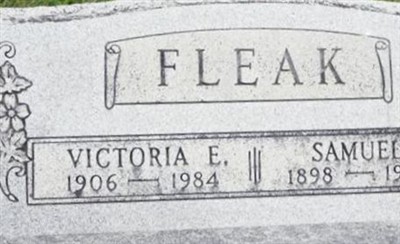 Victoria E. Fleak on Sysoon