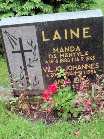 Viljo Johannes Laine on Sysoon