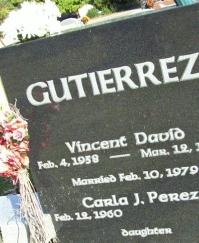 Vincent David Gutierrez on Sysoon
