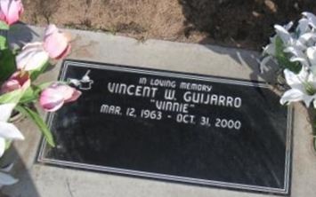 Vincent W "Vinnie" Guijarro on Sysoon
