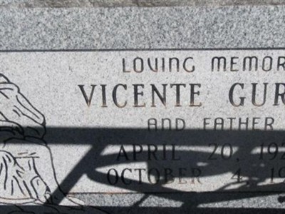 Vincente Gurule on Sysoon