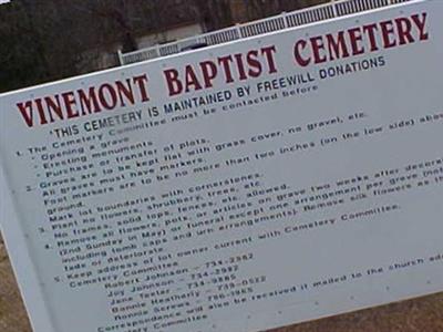 Vinemont Baptist Cemetery on Sysoon