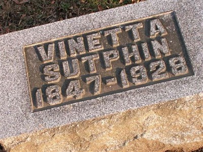 Vinetta Goad Sutphin on Sysoon
