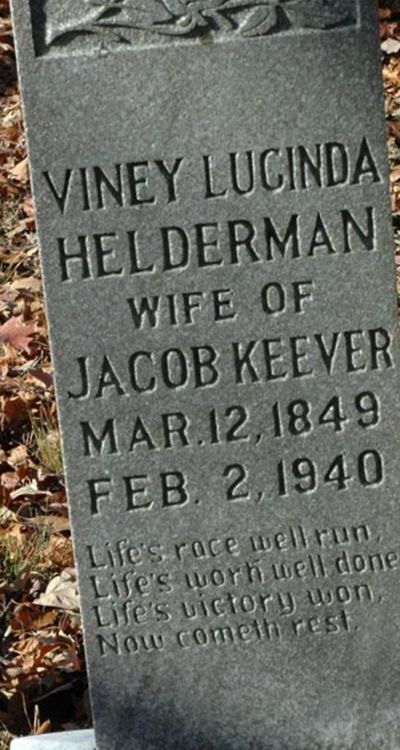Viney Lucinda Helderman Keever on Sysoon