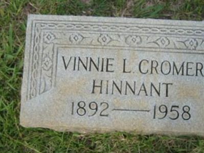 Vinnie L. Cromer Hinnant on Sysoon