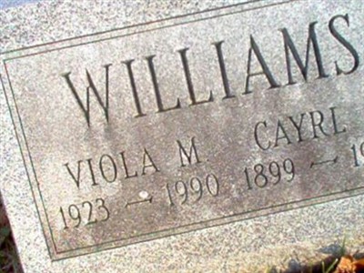Viola M. Williams on Sysoon