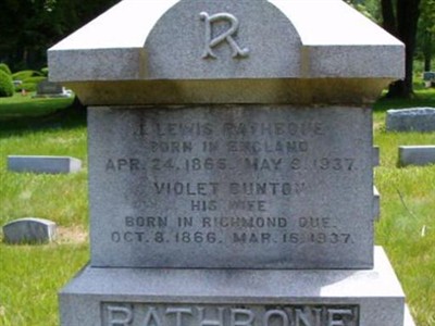 Violet Bunton Rathbone on Sysoon
