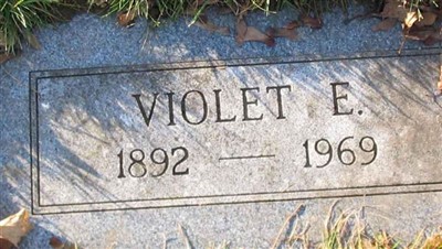 Violet E. Redmond on Sysoon