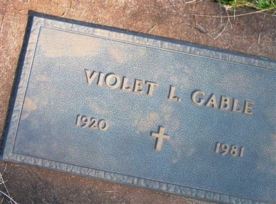 Violet L. Gable on Sysoon