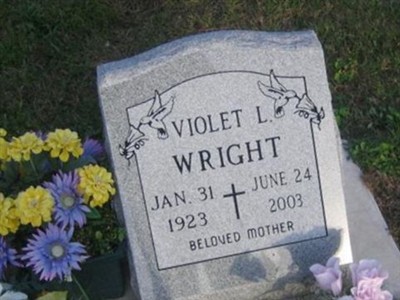 Violet L. Wright on Sysoon