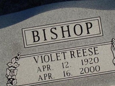 Violet Reese Bishop on Sysoon