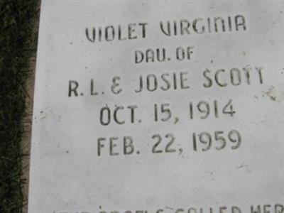 Violet Virginia Scott on Sysoon