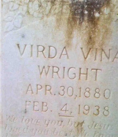 Virda Vina Overby Wright on Sysoon