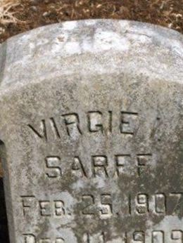 Virgie I. Sarff on Sysoon