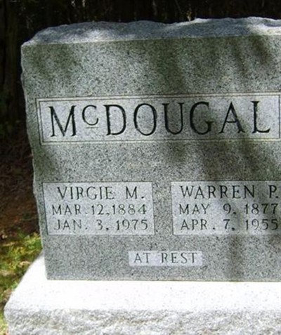 Virgie M McDougal on Sysoon