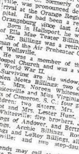 Virgil C. Billings on Sysoon