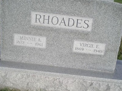 Virgil E Rhoades on Sysoon