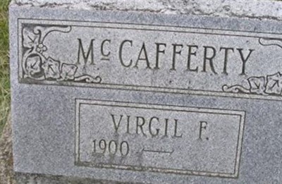 Virgil F McCafferty on Sysoon