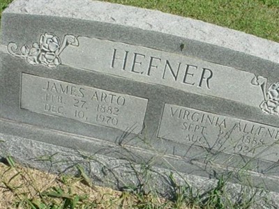 Virginia Allene Hefner on Sysoon
