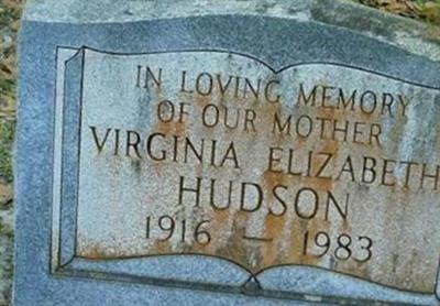 Virginia Elizabeth Hudson on Sysoon