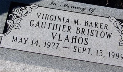Virginia M Baker Gauthier Bristow Vlahos on Sysoon