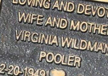 Virginia "Gin" Pooler on Sysoon