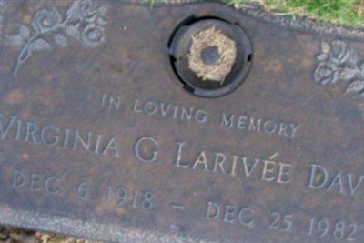 Virginia Larivee Davis on Sysoon