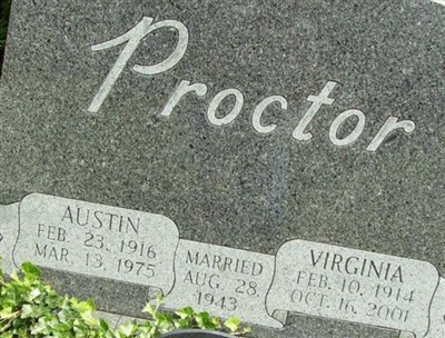 Virginia Rickert Proctor on Sysoon