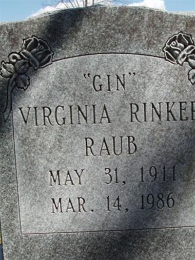 Virginia Rinker "Gin" Raub on Sysoon