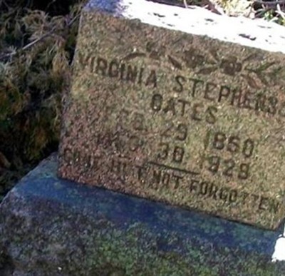 Virginia Stephenson Cates on Sysoon