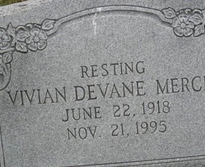 Vivian Devane Smith Mercer on Sysoon