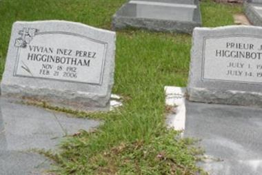 Vivian Ine'z Pe'rez Higginbotham on Sysoon