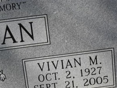 Vivian M Morgan on Sysoon