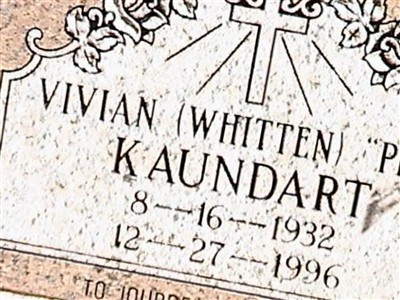 Vivian "Ping" Whitten Kaundart on Sysoon