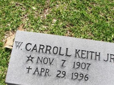 W Carroll Keith, Jr on Sysoon