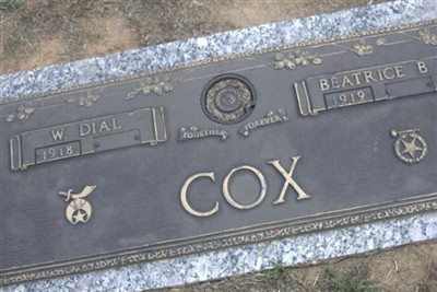 W Dial Cox on Sysoon