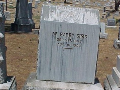 W Harry Sims on Sysoon