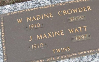 W. Nadine Crowder on Sysoon