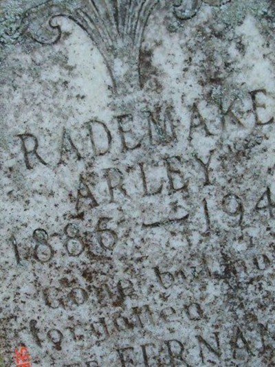 W. Rademaker Arley on Sysoon