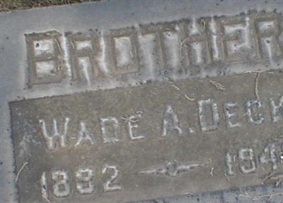 Wade Alec Deck on Sysoon
