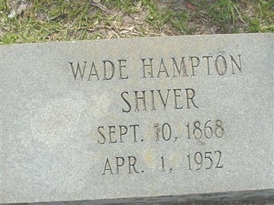 Wade Hampton Shiver on Sysoon