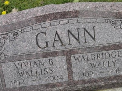 Walbridge C "Wally" Gann on Sysoon
