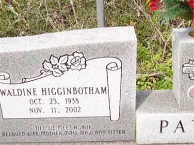 Waldine Higginbotham Patin on Sysoon