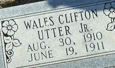 Wales Clifton Utter, Jr on Sysoon