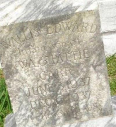 Wallis Edward Carr on Sysoon