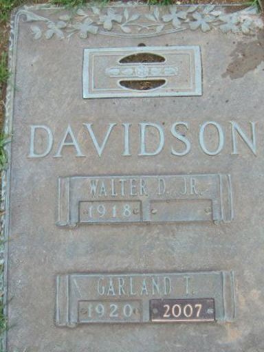 Walter Daniel Davidson, Jr, Find a grave on Sysoon Walter Daniel Davidson, Jr on Sysoon